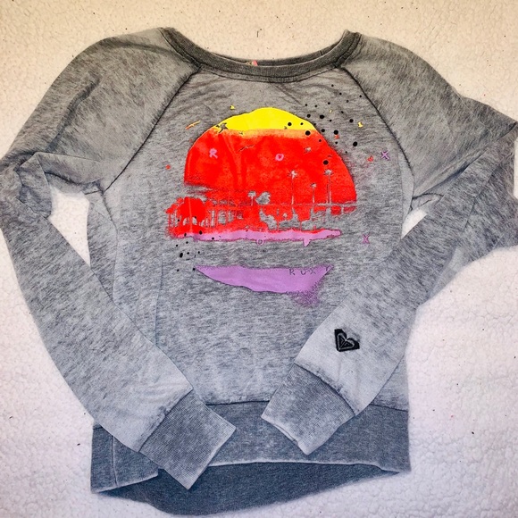 Roxy Burnout Sweatshirt - Picture 2 of 7